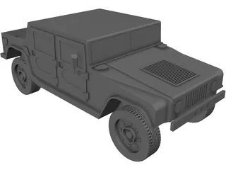 Hummer H1 3D Model preview