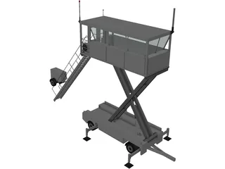 Mobile Air Traffic Control 3D Model preview