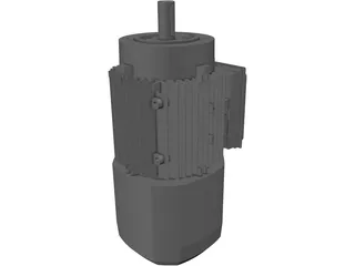Electric Motor 3D Model preview