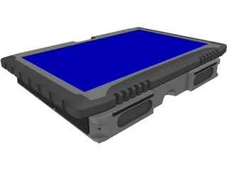 Tectra Getac v100 Laptop 3D Model preview