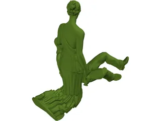 Soldier Sculpture 3D Model preview