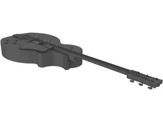 Guitar 3D Model preview