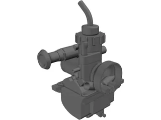 Carburetor Yamaha DT LC 3D Model preview
