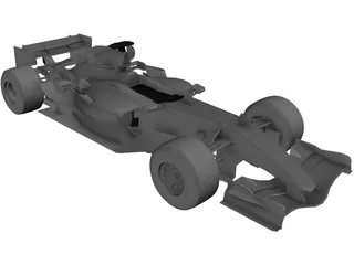 McLaren MP4-20 F1 3D Model preview
