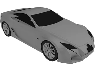 Lexus LFA 3D Model preview