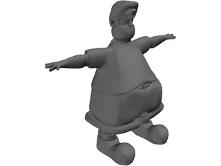 Fatty Boy 3D Model preview