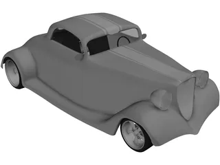 Ford Hot Rod 3D Model preview