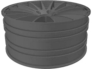 RC Rim Car 3D Model preview