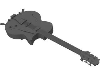 Guitar Jazz 3D Model preview