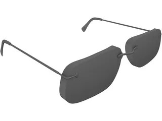 Carbon Glasses 3D Model preview