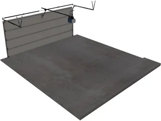 Garage Door 3D Model preview