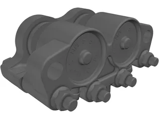 Disc Brakes Caliper 3D Model preview