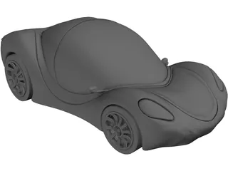 Venus concept car 3D Model preview