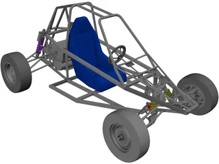 Buggy Off-road 3D Model preview
