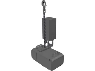 C.O.W. Chainhoist 1000kgs 3D Model preview