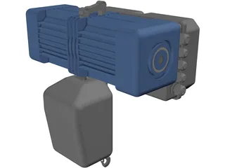 Donati Hoist 500kgs 3D Model preview