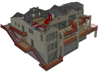 House 3D Model preview