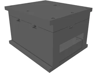 Aluminium Injection Mold 3D Model preview