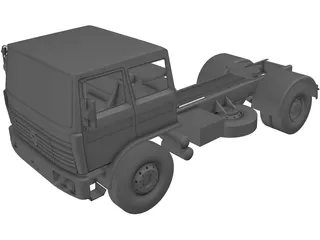 Renault Truck 3D Model preview