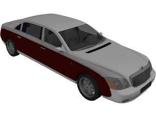 Maybach S57 (2009) 3D Model preview