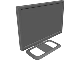 HP L1710 Monitor 3D Model preview