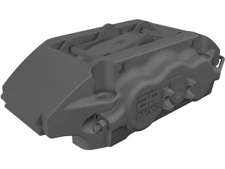 Brake Caliper CP7040 AP Racing 3D Model preview
