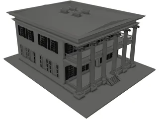 Bank 3D Model preview