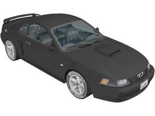 Ford Mustang GT (2000) 3D Model preview