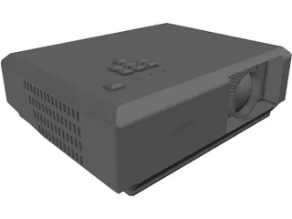 Sanyo Projector 3D Model preview