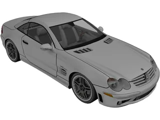 Mercedes-Benz SL65 AMG 3D Model preview