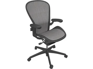 Herman Miller Aeron Chair 3D Model preview