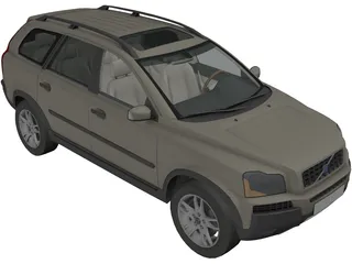 Volvo XC90 3D Model preview