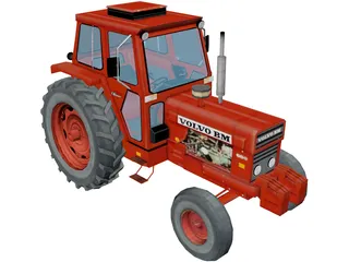 Volvo BM T650 Tractor 3D Model preview