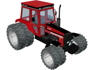 Volvo Valmet 2105 Tractor 3D Model preview
