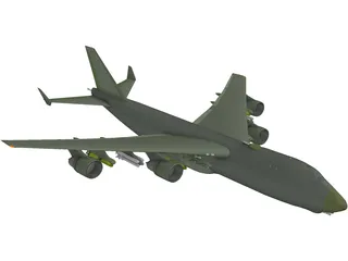 Boeing B-52 Bomber 3D Model preview