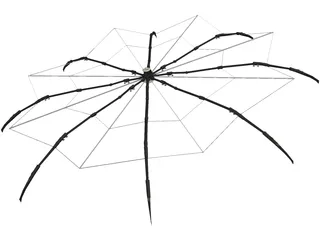 Spider Robot 3D Model preview