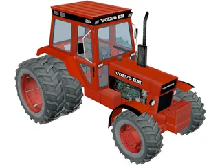 Volvo BM 2654 Tractor 3D Model preview