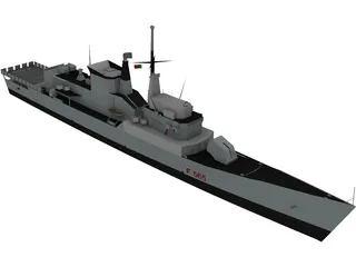Sagittario Ship 3D Model preview