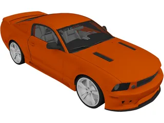 Ford Mustang Saleen S281 (2010) 3D Model preview