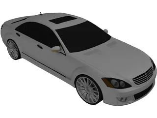 Mercedes-Benz S600 Brabus (2010) 3D Model preview
