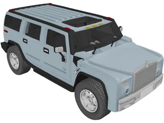 Rolls-Royce Phantom SUV Concept (2011) 3D Model preview