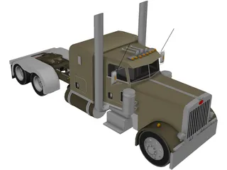 Peterbilt 359 (1976) 3D Model preview