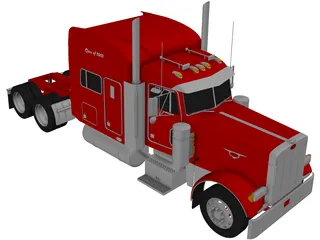 Peterbilt 379 (2009) 3D Model preview