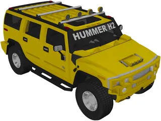 Hummer H2 Custom 3D Model preview