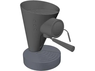 Cafeteira Bugatti 3D Model preview