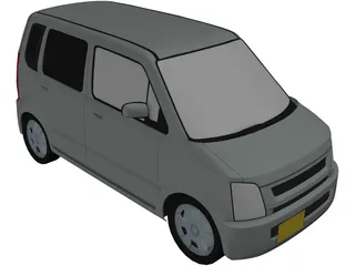 Suzuki Wagon R 3D Model preview