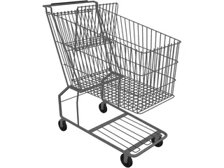 Shopping Cart 3D Model preview