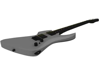 Guitar Electric 3D Model preview