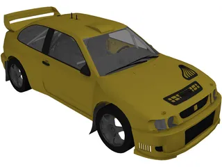 Seat Cordoba WRC 3D Model preview