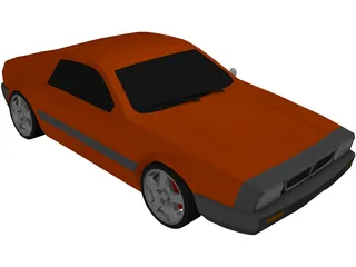 Lancia Beta Montecarlo 3D Model preview